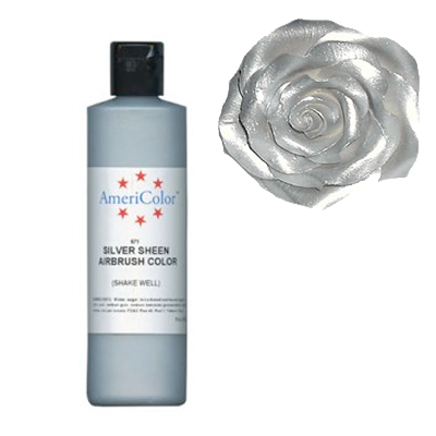 Americolor Amerimist corante para aerógrafo Prata, 133ml